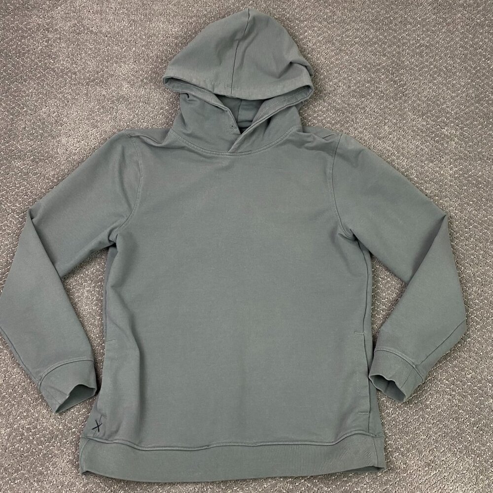 Cuts Clothing Hoodie Men's Large Gray Hyperloop Pullover Sweatshirt Performance